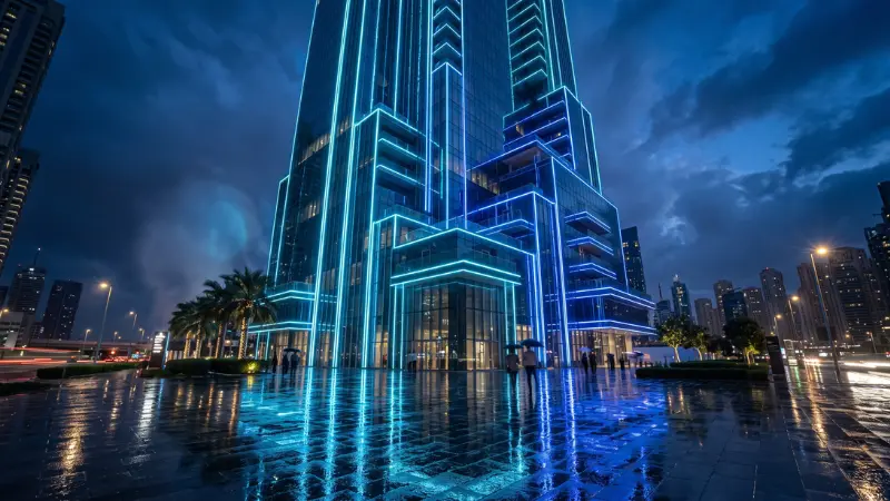 Modern Facade Lighting Ideas